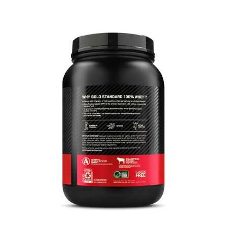 Optimum Nutrition (ON) Gold Standard 100% Whey (2 lbs/907 g) (Double Rich Chocolate) Protein Powder for Muscle Support & Optimum Nutrition (ON) Gold Standard 100% Whey (2 lbs/907 g) (Double Rich Chocolate) Protein Powder for Muscle Support &