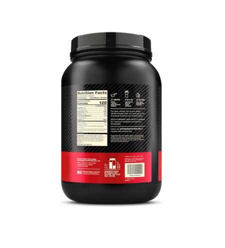 Optimum Nutrition (ON) Gold Standard 100% Whey (2 lbs/907 g) (Double Rich Chocolate) Protein Powder for Muscle Support & Optimum Nutrition (ON) Gold Standard 100% Whey (2 lbs/907 g) (Double Rich Chocolate) Protein Powder for Muscle Support &