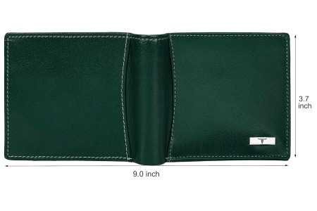 URBAN FOREST Oliver Black Leather Wallet for Men, 6 Card Slot