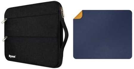 Dyazo Water Resistant Laptop Sleeve with Handle Compatible for 15 Inch to 15.6" Inches laptops & Notebooks - Grey