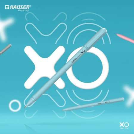 Hauser XO 0.7mm Ball Pen Box Pack | Sleek Body & Minimalistic Design | Matt Finish & Solid Body Type | Low Viscosity Ink With Hauser XO 0.7mm Ball Pen Box Pack | Sleek Body & Minimalistic Design | Matt Finish & Solid Body Type | Low Viscosity Ink With