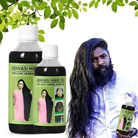 Adivasi Herbal Hair Growth Oil | Controls Hairfall | Strong and Healthy Hair | Repairs Frizzy Hair Nourishment - 100ml (PACK OF