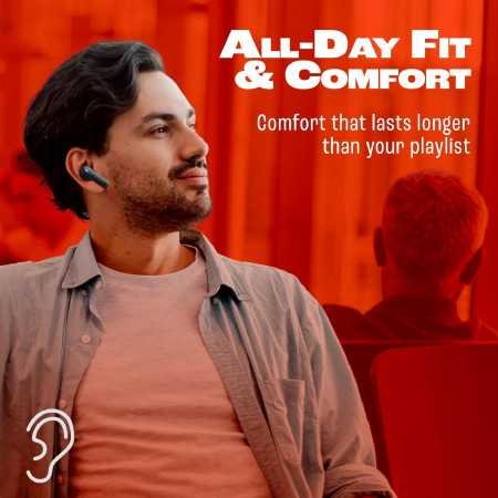 JBL Tune 235NC in Ear Wireless ANC Earbuds (TWS), Massive 40Hrs Playtime with Speed Charge, Customizable Bass with Headphones