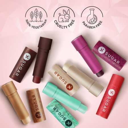 SUGAR Cosmetics Tipsy Lip Balm For Dry & Chapped Lips With Vitamin E, Shea Butter and Jojoba Oil | Lip Protection & Nourishment SUGAR Cosmetics Tipsy Lip Balm For Dry & Chapped Lips With Vitamin E, Shea Butter and Jojoba Oil | Lip Protection & Nourishment