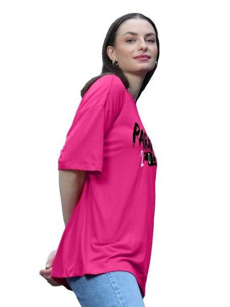 LEOTUDE Women Cottonblend Half Sleeve Oversized Regular Fit T-Shirts LEOTUDE Women Cottonblend Half Sleeve Oversized Regular Fit T-Shirts