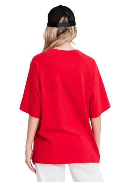 LEOTUDE Women Cottonblend Half Sleeve Oversized Regular Fit T-Shirts LEOTUDE Women Cottonblend Half Sleeve Oversized Regular Fit T-Shirts