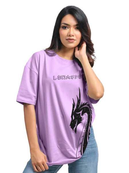 LEOTUDE Women Cottonblend Half Sleeve Oversized Regular Fit T-Shirts LEOTUDE Women Cottonblend Half Sleeve Oversized Regular Fit T-Shirts