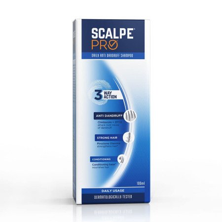 Scalpe Pro Daily Anti-Dandruff Shampoo | Removes Dandruff from Source | Helps with Itching, Irritation & Redness accompanying