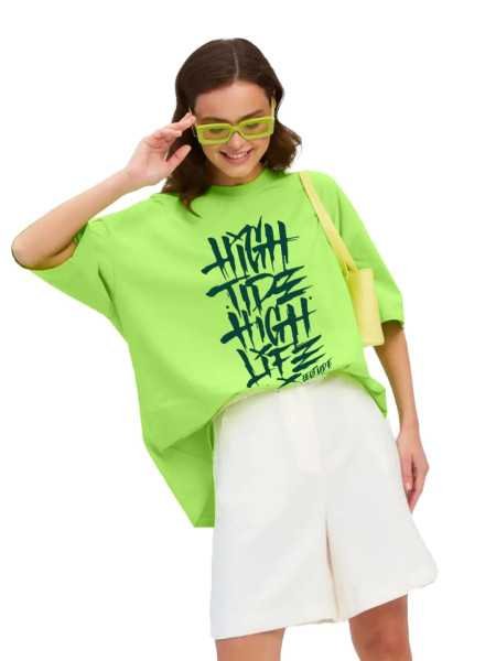 LEOTUDE Women Cottonblend Half Sleeve Oversized Regular Fit T-Shirts LEOTUDE Women Cottonblend Half Sleeve Oversized Regular Fit T-Shirts