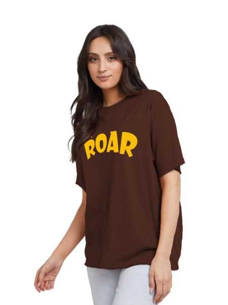 LEOTUDE Women Cottonblend Half Sleeve Oversized Regular Fit T-Shirts LEOTUDE Women Cottonblend Half Sleeve Oversized Regular Fit T-Shirts