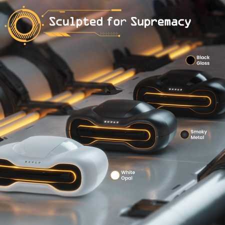 Boult Audio UFO Truly Wireless in Ear Earbuds with 48H Playtime, Built-in App Support, 45ms Low Latency Gaming, 4 Mics ENC,