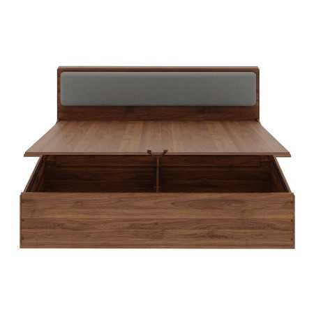Wakefit Bed | Queen (78 X 60) Engineered Wood Bed Without Storage, 1 Year Warranty | - Cosma - Columbian Walnut