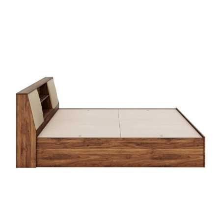 Wakefit Bed | Queen (78 X 60) Engineered Wood Bed Without Storage, 1 Year Warranty | - Cosma - Columbian Walnut