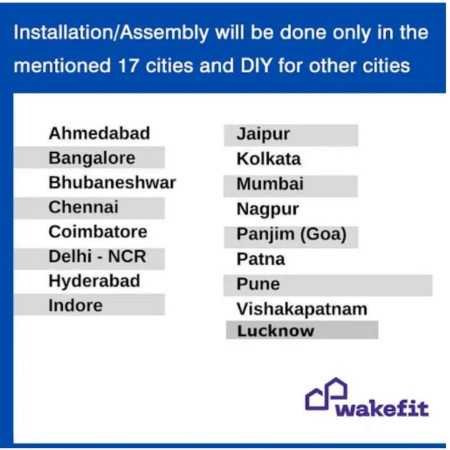 Wakefit Bed | Queen (78 X 60) Engineered Wood Bed Without Storage, 1 Year Warranty | - Cosma - Columbian Walnut