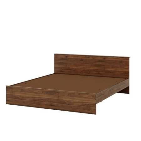 Wakefit Bed | Queen (78 X 60) Engineered Wood Bed Without Storage, 1 Year Warranty | - Cosma - Columbian Walnut