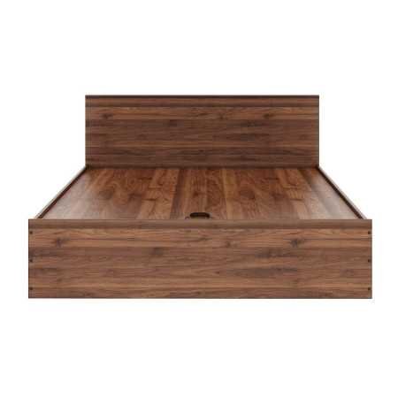Wakefit Bed | Queen (78 X 60) Engineered Wood Bed Without Storage, 1 Year Warranty | - Cosma - Columbian Walnut