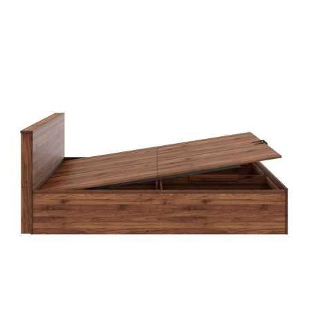 Wakefit Bed | Queen (78 X 60) Engineered Wood Bed Without Storage, 1 Year Warranty | - Cosma - Columbian Walnut