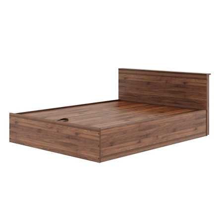 Wakefit Bed | Queen (78 X 60) Engineered Wood Bed Without Storage, 1 Year Warranty | - Cosma - Columbian Walnut