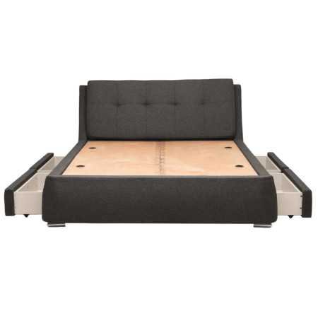 Wakefit Bed | Queen (78 X 60) Engineered Wood Bed Without Storage, 1 Year Warranty | - Cosma - Columbian Walnut