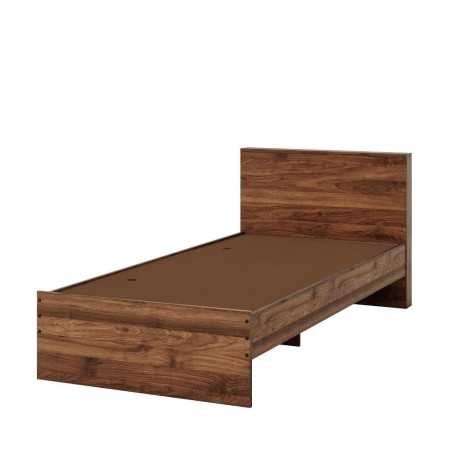 Wakefit Bed | Queen (78 X 60) Engineered Wood Bed Without Storage, 1 Year Warranty | - Cosma - Columbian Walnut