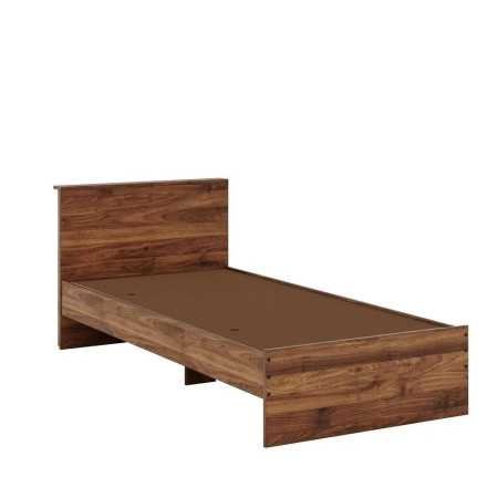 Wakefit Bed | Queen (78 X 60) Engineered Wood Bed Without Storage, 1 Year Warranty | - Cosma - Columbian Walnut