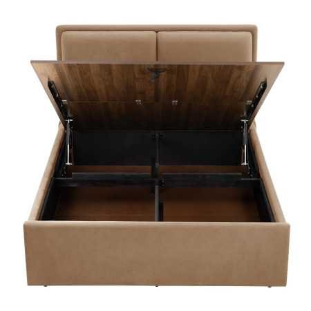 Wakefit Bed | Queen (78 X 60) Engineered Wood Bed Without Storage, 1 Year Warranty | - Cosma - Columbian Walnut