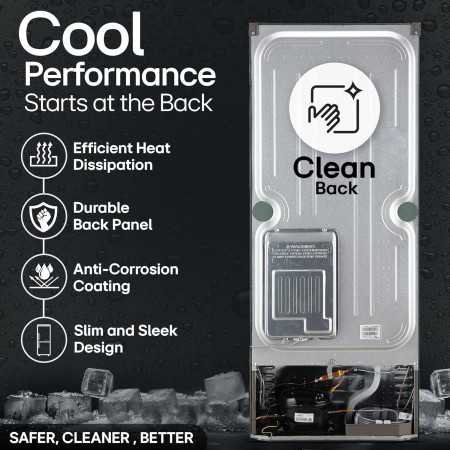 LG 242 L 3 Star Smart Inverter Frost-Free Double Door Refrigerator (GL-I292RPZX, Shiny Steel, Door Cooling+)