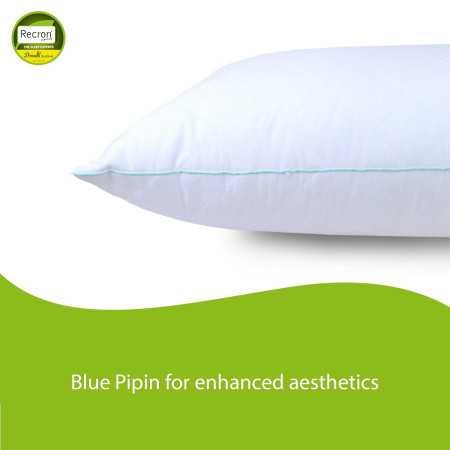 Recron Certified Dream Fibre Pillow (41X61, FiberMicrofiber, White, Pack Of 2)