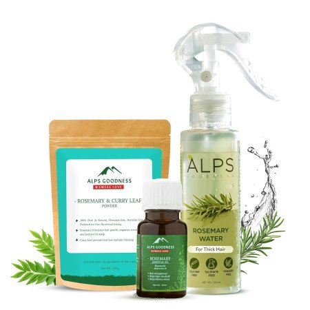 Alps Goodness Rosemary Water Spray For Hair Growth (200 ml) | Hair Spray for Regrowth | Rosemary Hair Mist | Adds Shine | Helps Alps Goodness Rosemary Water Spray For Hair Growth (200 ml) | Hair Spray for Regrowth | Rosemary Hair Mist | Adds Shine | Helps
