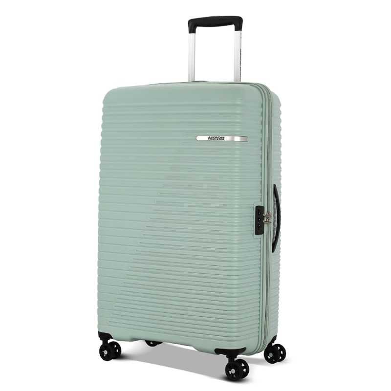American Tourister Liftoff 79 Cms Large Check-in Polypropylene Hard Sided Double Spinner 4 Wheel Luggage/Trolley Bag/Suitcase American Tourister Liftoff 79 Cms Large Check-in Polypropylene Hard Sided Double Spinner 4 Wheel Luggage/Trolley Bag/Suitcase
