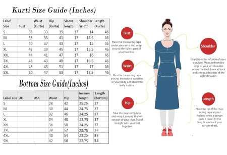 ANNI DESIGNER Women's Cotton Blend Straight Chikankari Embroidered Kurta