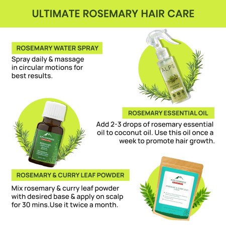 Alps Goodness Rosemary Water Spray For Hair Growth (200 ml) | Hair Spray for Regrowth | Rosemary Hair Mist | Adds Shine | Helps Alps Goodness Rosemary Water Spray For Hair Growth (200 ml) | Hair Spray for Regrowth | Rosemary Hair Mist | Adds Shine | Helps