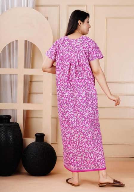 Maya print Women's Pure Cotton Regular Nighty Rajasthani Nighty Rajasthani Gown Jaipuri Nighty Jaipuri Gown Maxi Gown (Pack of 2 Maya print Women's Pure Cotton Regular Nighty Rajasthani Nighty Rajasthani Gown Jaipuri Nighty Jaipuri Gown Maxi Gown (Pack of 2