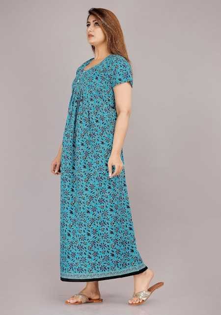 Maya print Women's Pure Cotton Regular Nighty Rajasthani Nighty Rajasthani Gown Jaipuri Nighty Jaipuri Gown Maxi Gown (Pack of 2 Maya print Women's Pure Cotton Regular Nighty Rajasthani Nighty Rajasthani Gown Jaipuri Nighty Jaipuri Gown Maxi Gown (Pack of 2