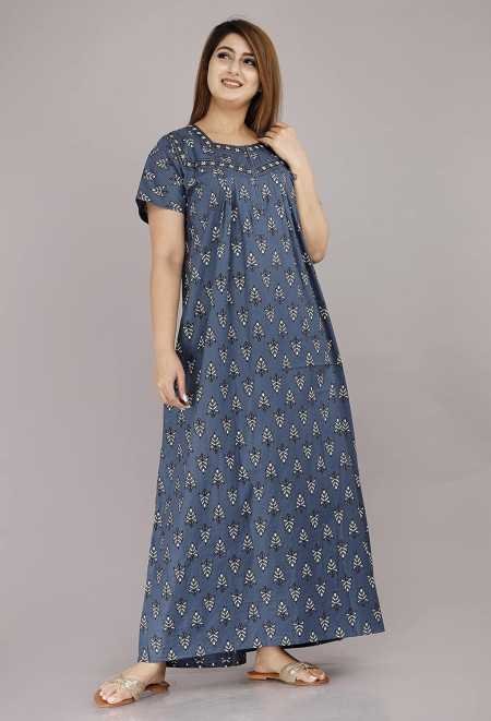 Maya print Women's Pure Cotton Regular Nighty Rajasthani Nighty Rajasthani Gown Jaipuri Nighty Jaipuri Gown Maxi Gown (Pack of 2 Maya print Women's Pure Cotton Regular Nighty Rajasthani Nighty Rajasthani Gown Jaipuri Nighty Jaipuri Gown Maxi Gown (Pack of 2