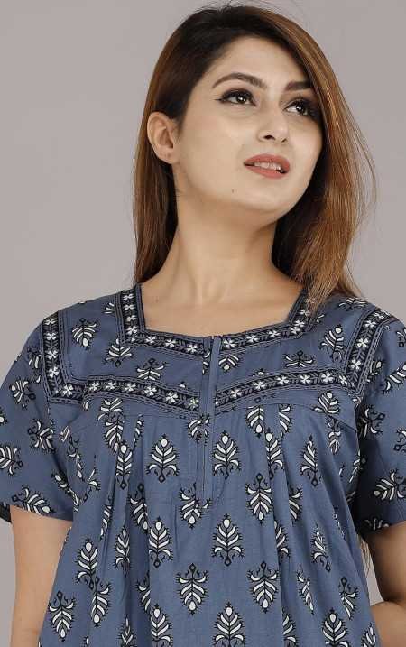 Maya print Women's Pure Cotton Regular Nighty Rajasthani Nighty Rajasthani Gown Jaipuri Nighty Jaipuri Gown Maxi Gown (Pack of 2 Maya print Women's Pure Cotton Regular Nighty Rajasthani Nighty Rajasthani Gown Jaipuri Nighty Jaipuri Gown Maxi Gown (Pack of 2