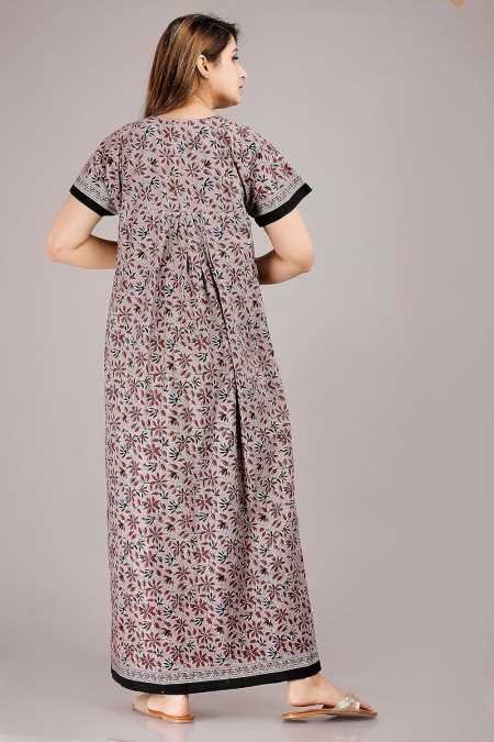 Maya print Women's Pure Cotton Regular Nighty Rajasthani Nighty Rajasthani Gown Jaipuri Nighty Jaipuri Gown Maxi Gown (Pack of 2 Maya print Women's Pure Cotton Regular Nighty Rajasthani Nighty Rajasthani Gown Jaipuri Nighty Jaipuri Gown Maxi Gown (Pack of 2