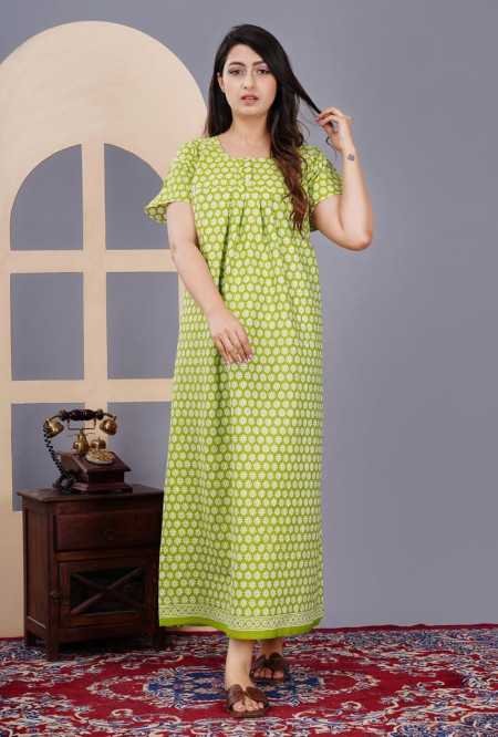 Maya print Women's Pure Cotton Regular Nighty Rajasthani Nighty Rajasthani Gown Jaipuri Nighty Jaipuri Gown Maxi Gown (Pack of 2 Maya print Women's Pure Cotton Regular Nighty Rajasthani Nighty Rajasthani Gown Jaipuri Nighty Jaipuri Gown Maxi Gown (Pack of 2