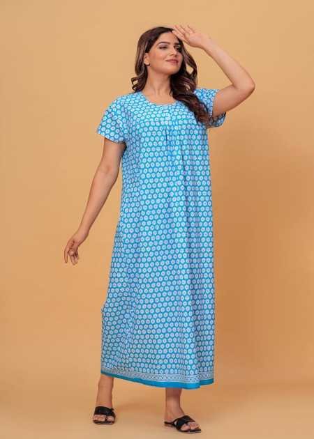 Maya print Women's Pure Cotton Regular Nighty Rajasthani Nighty Rajasthani Gown Jaipuri Nighty Jaipuri Gown Maxi Gown (Pack of 2 Maya print Women's Pure Cotton Regular Nighty Rajasthani Nighty Rajasthani Gown Jaipuri Nighty Jaipuri Gown Maxi Gown (Pack of 2