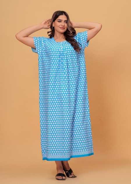 Maya print Women's Pure Cotton Regular Nighty Rajasthani Nighty Rajasthani Gown Jaipuri Nighty Jaipuri Gown Maxi Gown (Pack of 2 Maya print Women's Pure Cotton Regular Nighty Rajasthani Nighty Rajasthani Gown Jaipuri Nighty Jaipuri Gown Maxi Gown (Pack of 2