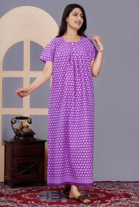 Maya print Women's Pure Cotton Regular Nighty Rajasthani Nighty Rajasthani Gown Jaipuri Nighty Jaipuri Gown Maxi Gown (Pack of 2 Maya print Women's Pure Cotton Regular Nighty Rajasthani Nighty Rajasthani Gown Jaipuri Nighty Jaipuri Gown Maxi Gown (Pack of 2