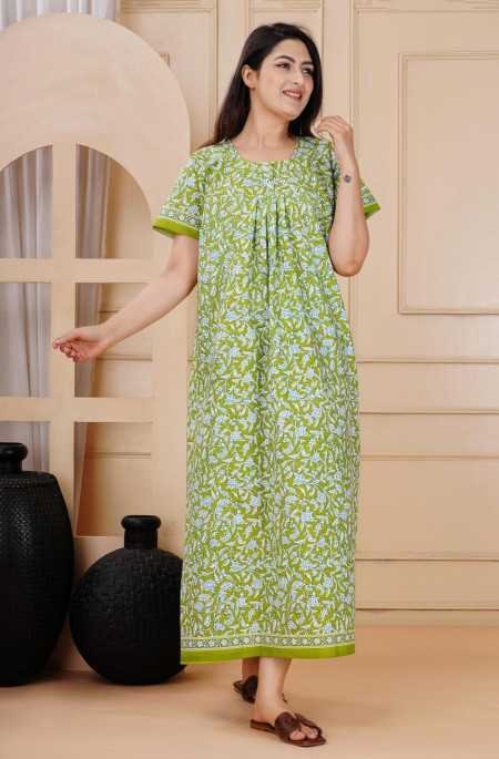 Maya print Women's Pure Cotton Regular Nighty Rajasthani Nighty Rajasthani Gown Jaipuri Nighty Jaipuri Gown Maxi Gown (Pack of 2 Maya print Women's Pure Cotton Regular Nighty Rajasthani Nighty Rajasthani Gown Jaipuri Nighty Jaipuri Gown Maxi Gown (Pack of 2