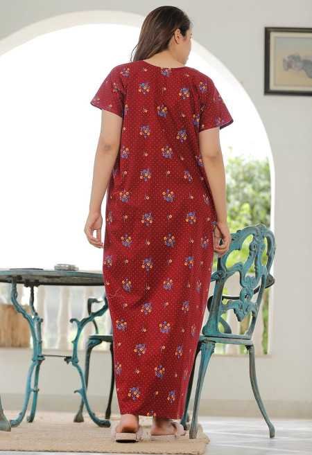 Maya print Women's Pure Cotton Regular Nighty Rajasthani Nighty Rajasthani Gown Jaipuri Nighty Jaipuri Gown Maxi Gown (Pack of 2 Maya print Women's Pure Cotton Regular Nighty Rajasthani Nighty Rajasthani Gown Jaipuri Nighty Jaipuri Gown Maxi Gown (Pack of 2