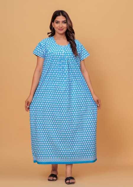 Maya print Women's Pure Cotton Regular Nighty Rajasthani Nighty Rajasthani Gown Jaipuri Nighty Jaipuri Gown Maxi Gown (Pack of 2 Maya print Women's Pure Cotton Regular Nighty Rajasthani Nighty Rajasthani Gown Jaipuri Nighty Jaipuri Gown Maxi Gown (Pack of 2