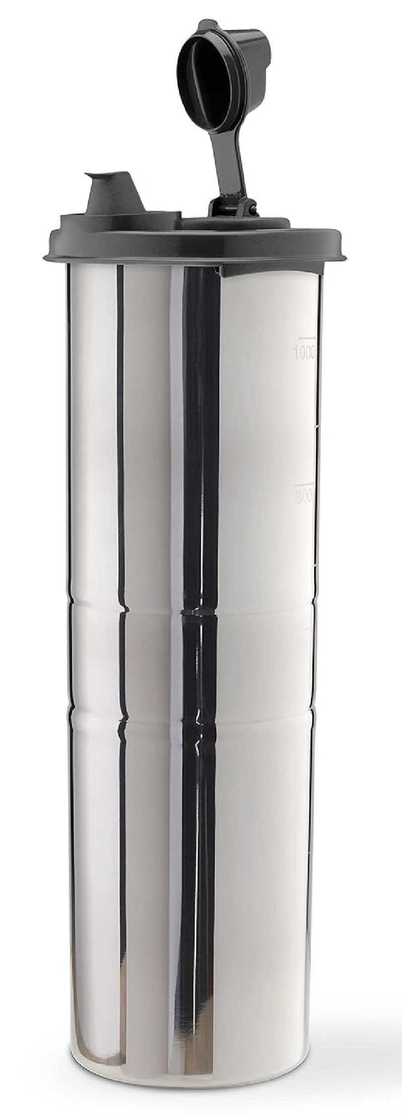 SignoraWare 1.1 Litres Easy Flow Stainless Steel Oil Dispenser Bottle with Lid and Cap | Air-Tight Spill-Proof | Food Grade SignoraWare 1.1 Litres Easy Flow Stainless Steel Oil Dispenser Bottle with Lid and Cap | Air-Tight Spill-Proof | Food Grade