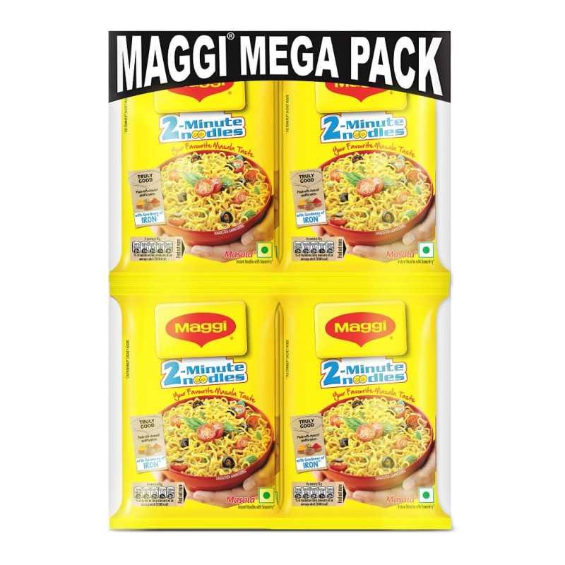 MAGGI 2-Minute Instant Noodles, Masala Noodles With Goodness Of Iron, Made With Choicest Quality Spices, Favourite Masala Taste, MAGGI 2-Minute Instant Noodles, Masala Noodles With Goodness Of Iron, Made With Choicest Quality Spices, Favourite Masala Taste,