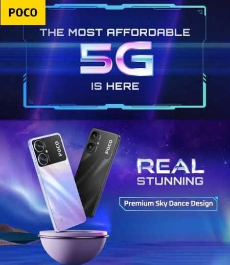 POCO M6 5G (Orion Blue, 6GB RAM, 128GB Storage)