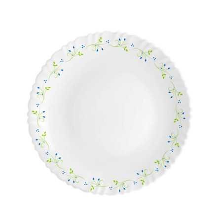 Cello Opalware Dazzle Series Tropical Lagoon Dinner Set, 18 Units | Light-Weight, Daily Use Crockery Set for Dining | White Cello Opalware Dazzle Series Tropical Lagoon Dinner Set, 18 Units | Light-Weight, Daily Use Crockery Set for Dining | White