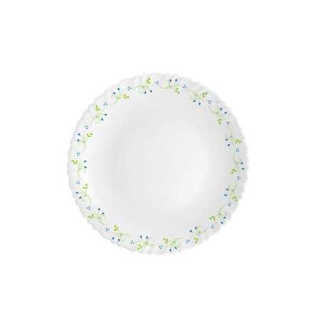 Cello Opalware Dazzle Series Tropical Lagoon Dinner Set, 18 Units | Light-Weight, Daily Use Crockery Set for Dining | White Cello Opalware Dazzle Series Tropical Lagoon Dinner Set, 18 Units | Light-Weight, Daily Use Crockery Set for Dining | White