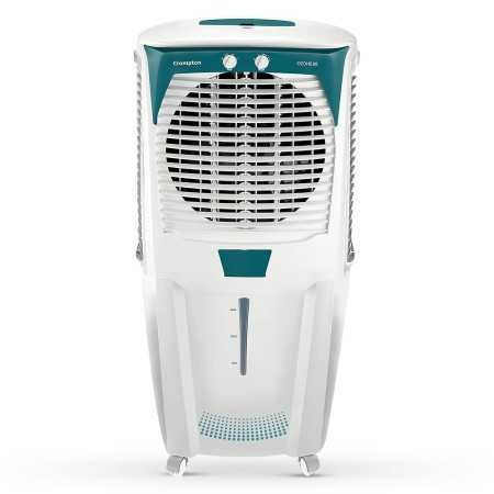 Crompton Ozone Desert Air Cooler- 75L with Everlast Pump, Auto Fill, 4-Way Air Deflection and High Density Honeycomb Pads White Crompton Ozone Desert Air Cooler- 75L with Everlast Pump, Auto Fill, 4-Way Air Deflection and High Density Honeycomb Pads White
